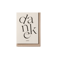 Danke Schön | Thank You Card white